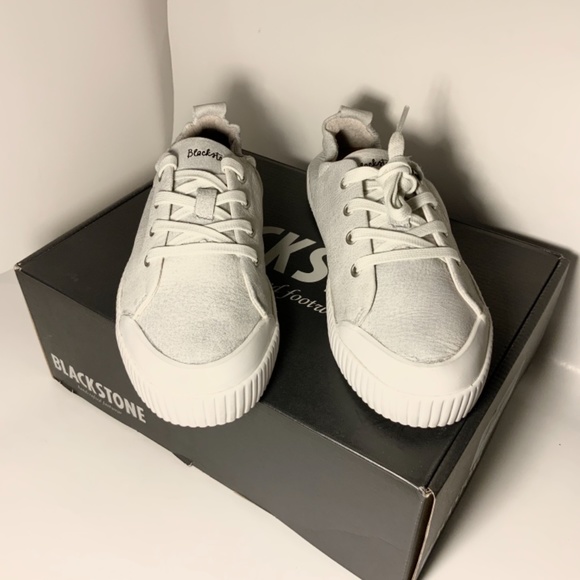 BLACKSTONE RL78 Leather White Metallic Low Sneaker - Picture 14 of 16